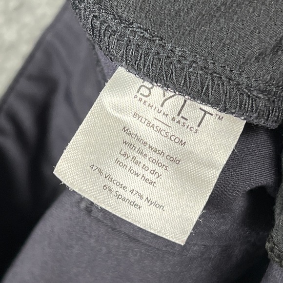 BYLT Everyday Pants 2.0 Mens L (32x30) Dark Blue Stretch Chino - Picture 4 of 10